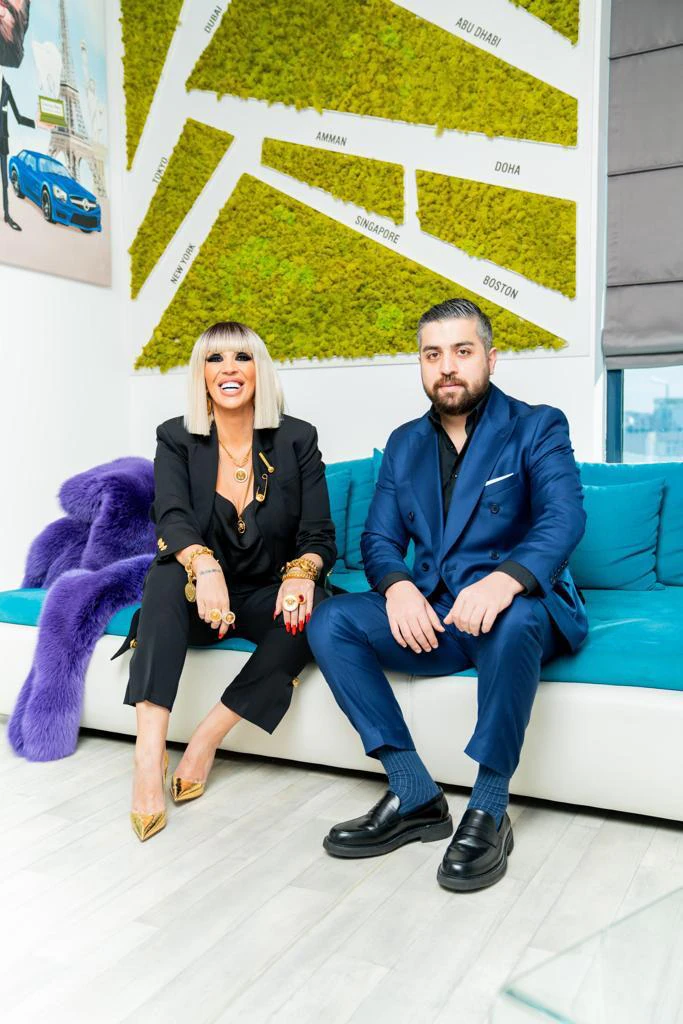Dr. Yazan Aq. with patients and Romanian celebrities