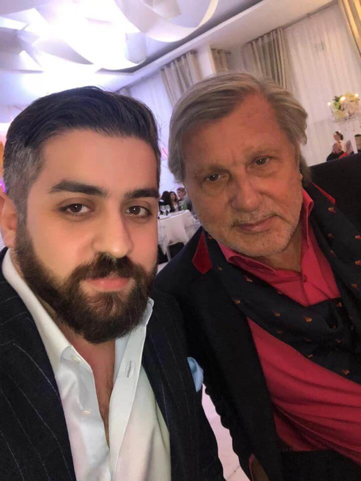 Dr. Yazan Aq. with patients and Romanian celebrities