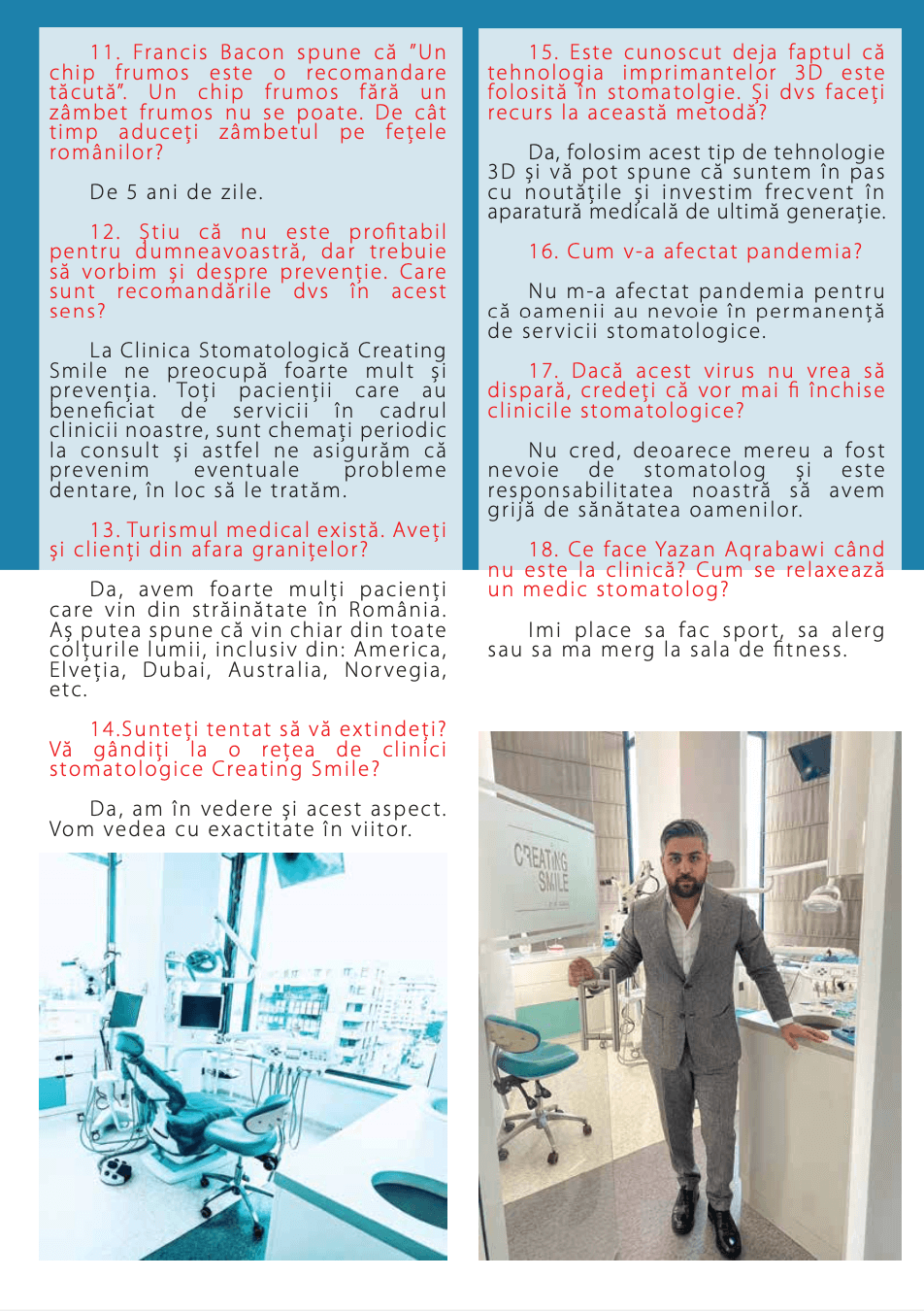 Apariție media Dr. Yazan Aq.